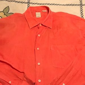 JCrew 100%  Linen (peach colored)
